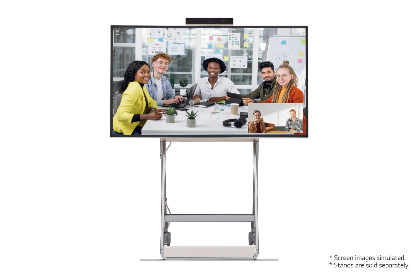 LG ONE:QUICK FLEX (HT3WJ) 43" UHD, TOUCH, IN-BUILT CAMERA, WIN10 IOT OS, 24/7,P/L, 3YR — LG