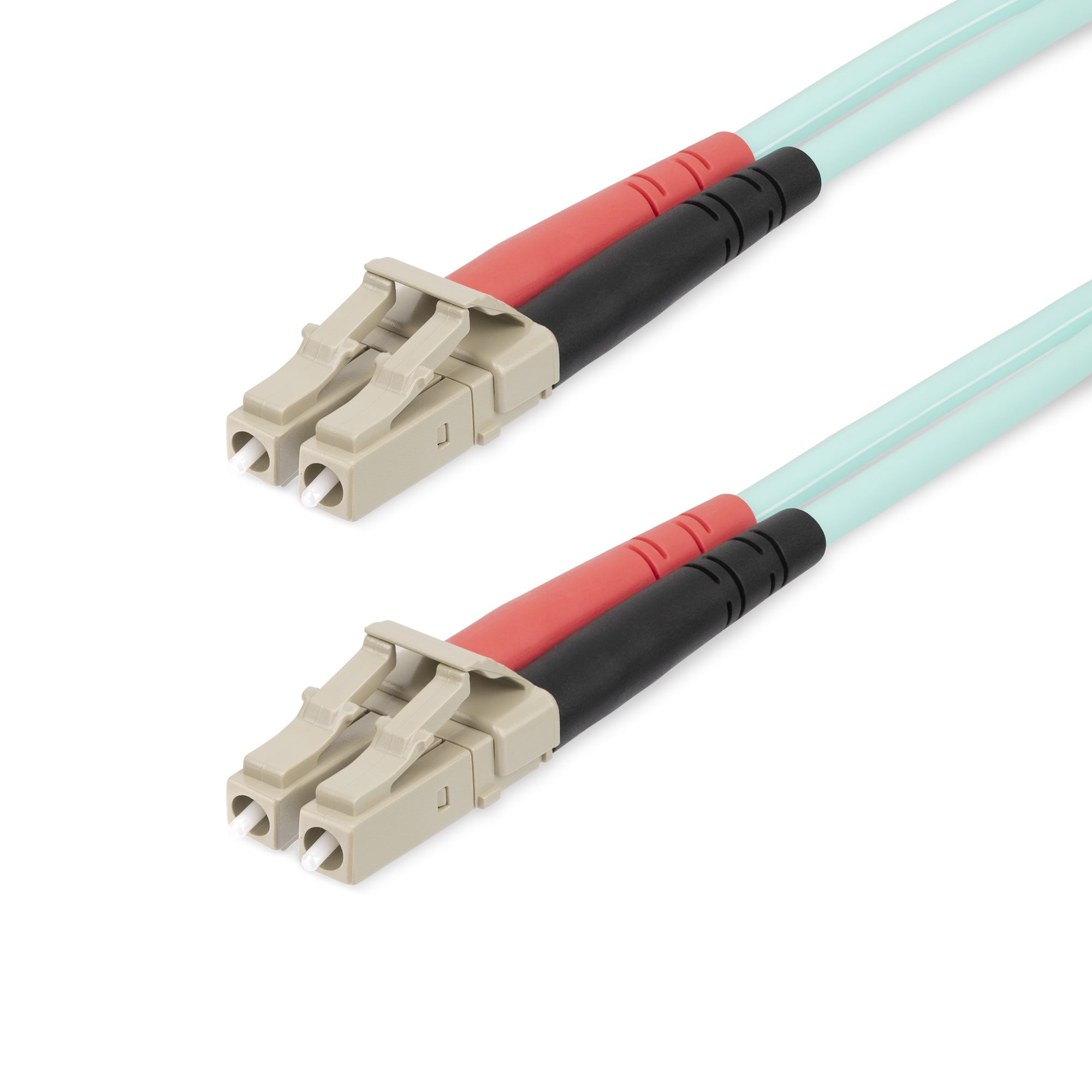 STARTECH.COM 20M LC/UPC TO LC/UPC OM4 MULTIMODE FIBER OPTIC CABLE, DUPLEX 50/125M, LTW — STARTECH