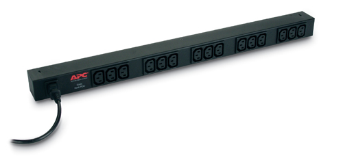 APC BASIC VERTICAL PDU, 240V, 10A, 2.3KW, C13(15), IEC-C20, 2YR — APC