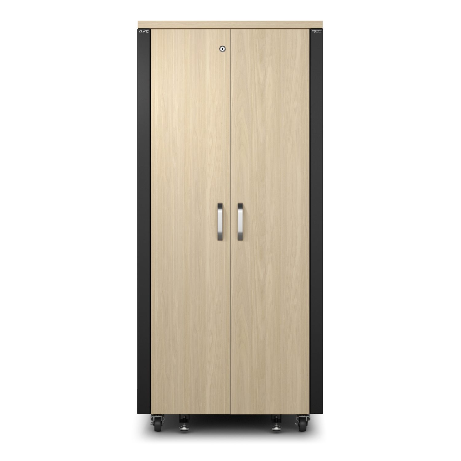 APC NetShelter Soundproof, 32U, Server Rack Enclosure, 230V, Maple — APC
