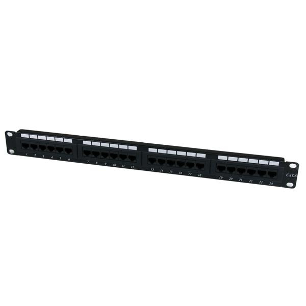 STARTECH.COM 24 PORT CAT6 PATCH PANEL - 110 TYPE RACK MOUNT PATCH PANEL 1U 2 YR — STARTECH
