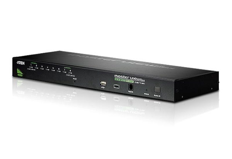 ATEN 8 PORT PS/2-USB 2.0 VGA KVMP SWITCH — ATEN