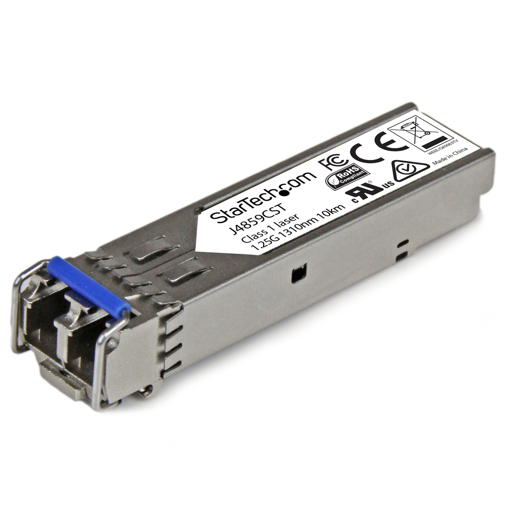 STARTECH.COM HPE J4859C COMPATIBLE SFP - 1GBE SMF/MMF TRANSCEIVER 10KM DDM LTW — STARTECH