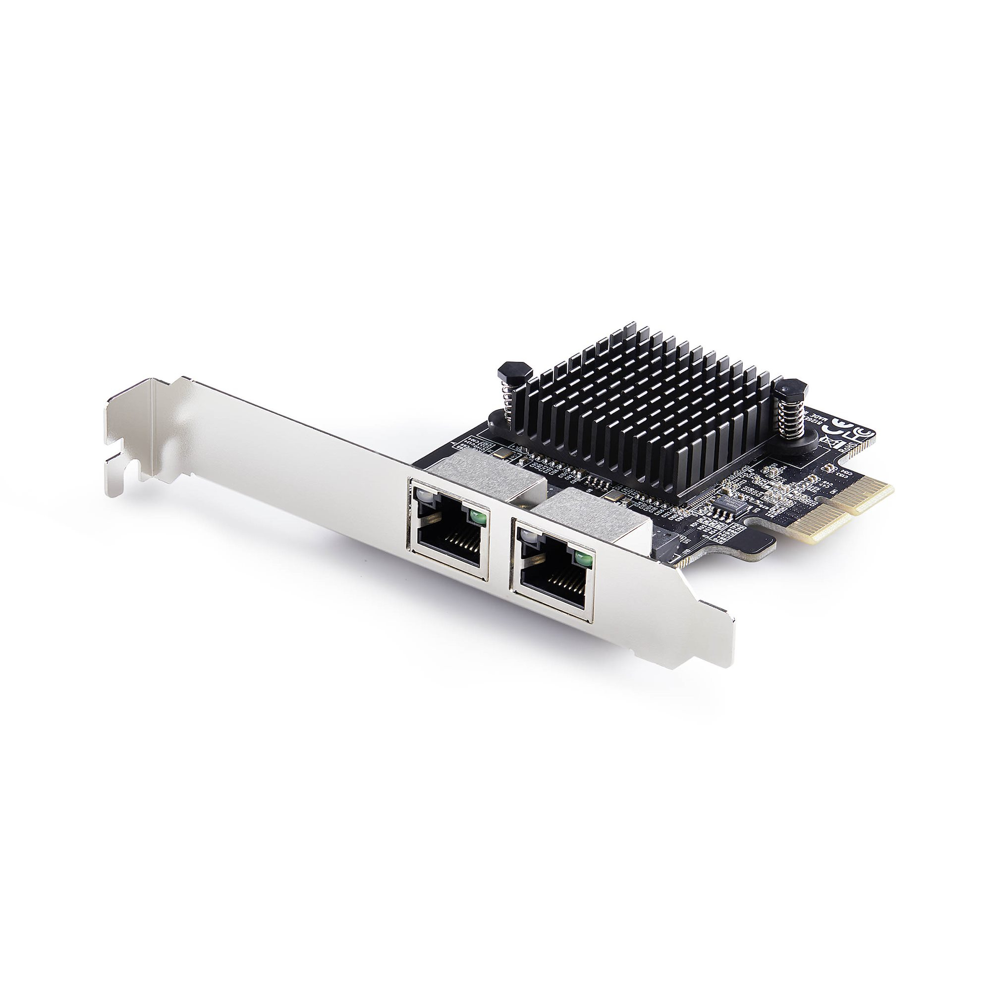 STARTECH.COM 2-PORT 5G GIGABIT PCIE NETWORK ADAPTER CARD, TAA COMPLIANT, 2 YR — STARTECH