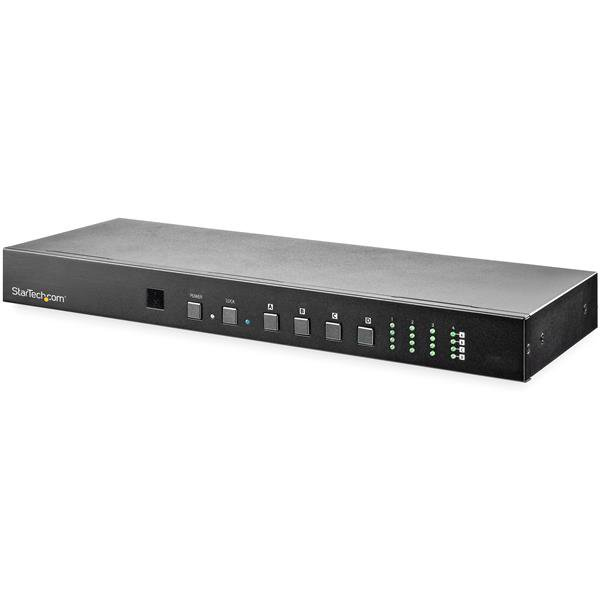 STARTECH.COM 4X4 HDMI MATRIX SWITCH W/AUDIO AND ETHERNET CONTROL - 4K 60, 2 YR — STARTECH