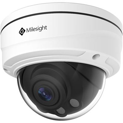 Milesight NDAA 2MP AI LPR Motorized Zoom Pro Dome Network IP Camera - Multiport — Milesight
