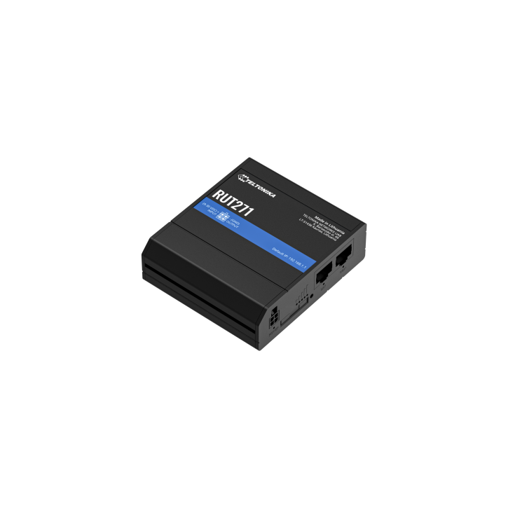 Teltonika RUT271 Industrial 5G RedCap Cellular Wi-Fi Router — Teltonika