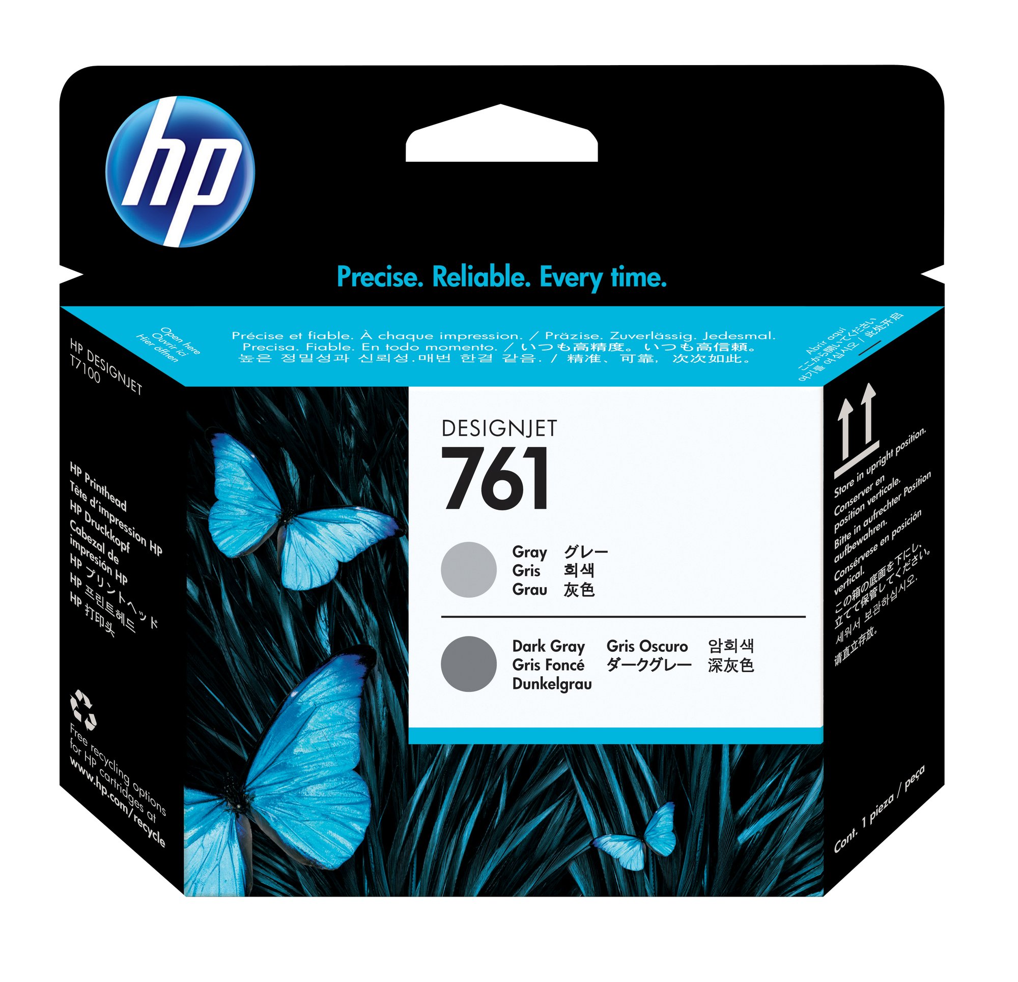 HP 761 Grey/Dark Grey Inkjet Printhead — HP