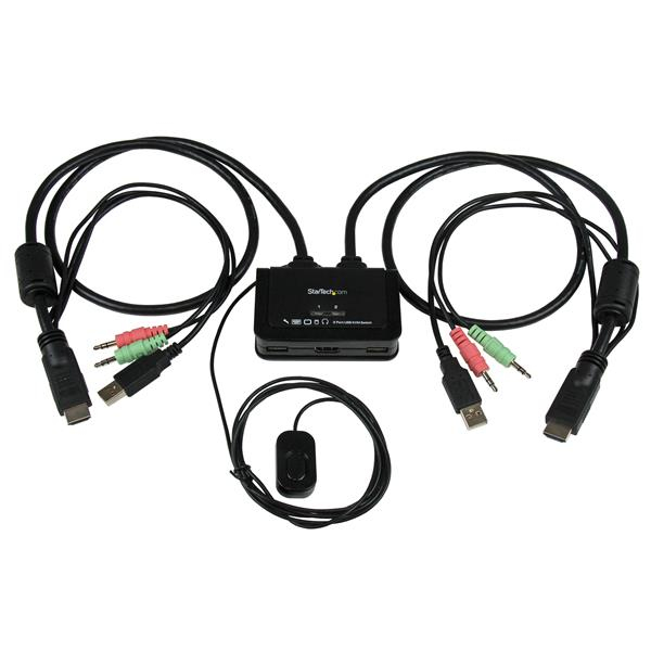 StarTech.com 2 Port USB HDMI Cable KVM Switch — StarTech.com