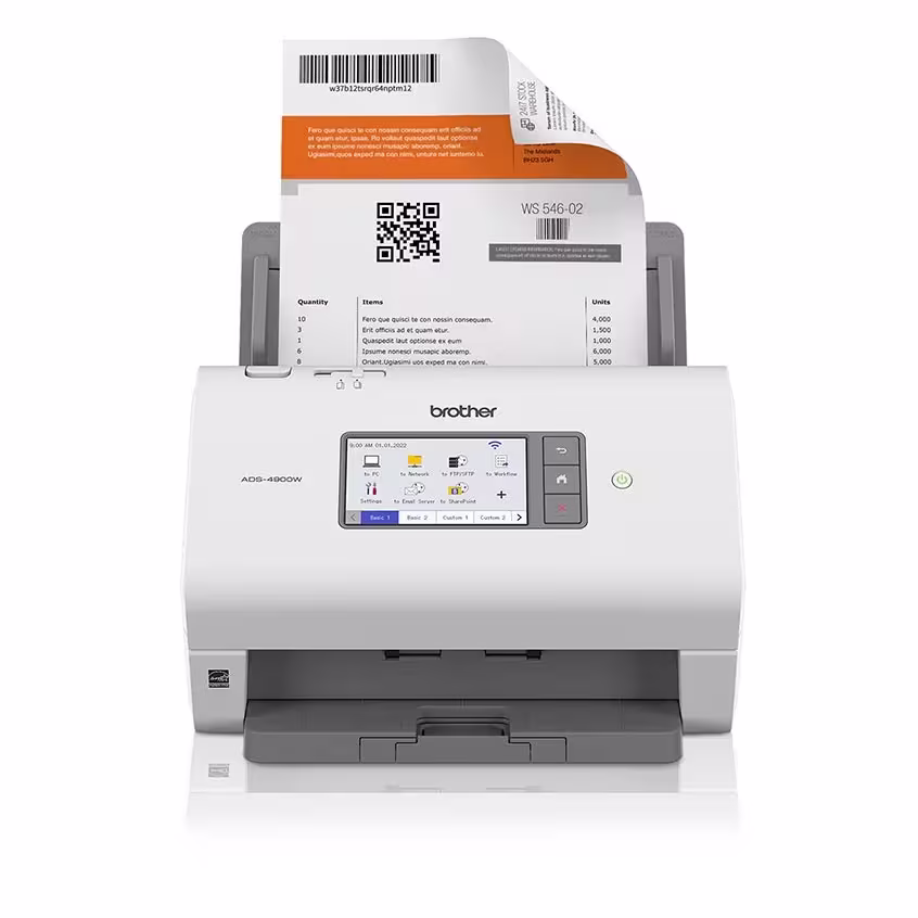 BROTHER ADS4900W BUSINESS SCANNER — BROTHER