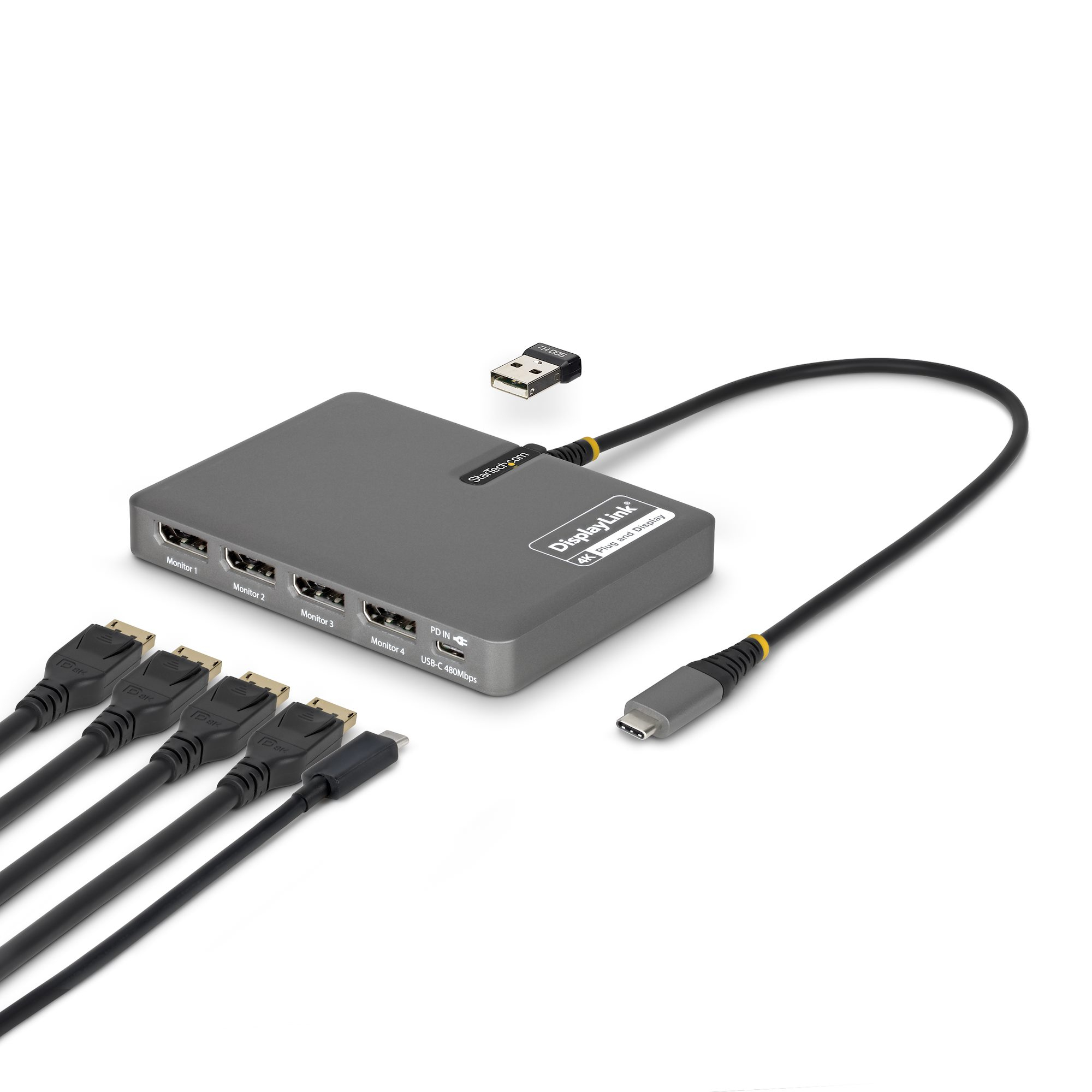 StarTech.com USB-C to Quad DP Adapter — StarTech.com