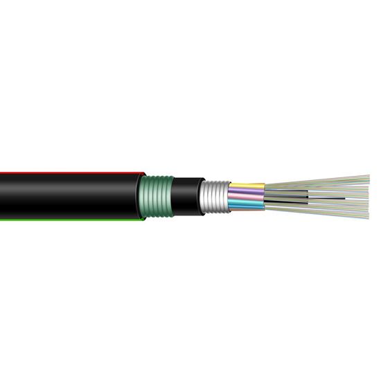 DYNAMIX 1km G.652D 24 Core Single mode Fibre Cable Roll. Outdoor — Dynamix
