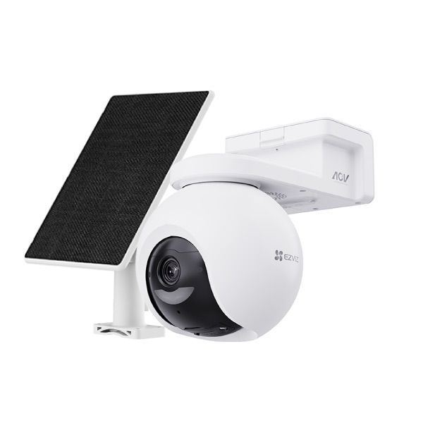 4MP Outdoor Wifi PT Security Camera With 10400mAh Battery Includes Solar Panel — EZVIZ