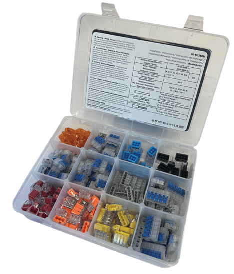 IDEAL INDUSTRIES Premium Push-In and Lever Wire Kit. Box of 240 — Ideal Industries