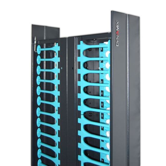 DYNAMIX Dual 150mm wide finger duct cable management Panels for — Dynamix