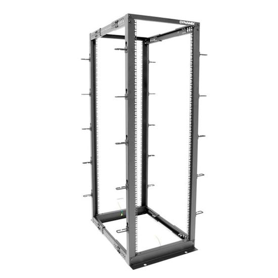 DYNAMIX 27U 4 Post Depth Adjustable Open Frame Rack. — Dynamix