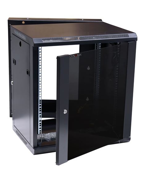 DYNAMIX LITE 9RU Swing Wall Mount Cabinet. 600x550x501mm (WxDxH) — Dynamix