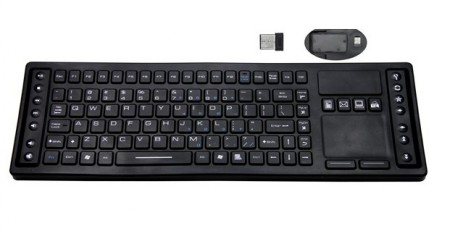 Inputel SK310-WL Silicon IP68 Wireless Keyboard + Trackpad - USB — Inputel