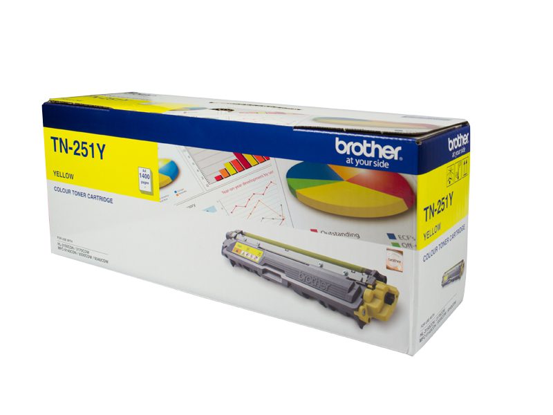 Brother TN-251Y Yellow Toner — Brother