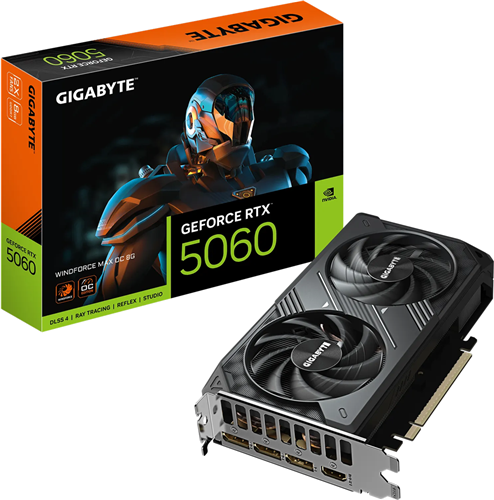 Gigabyte GV-N5060WF2MAX OC-8GD RTX5060 8GB PCIE Graphics Card — Gigabyte