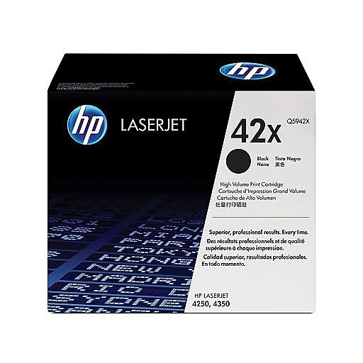 HP #42X Black Toner Q5942X — HP