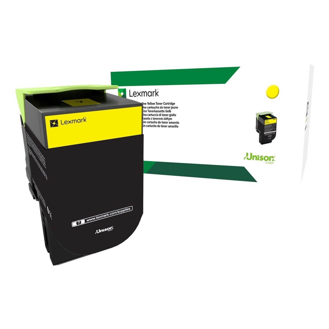 Lexm 808SY Std Yellow Toner — Lexmark