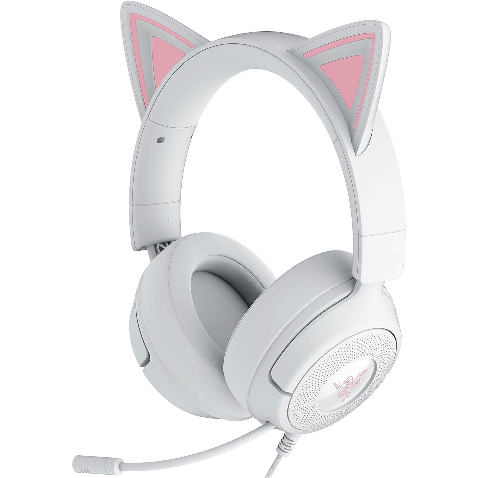 Razer Kraken Kitty V3 X - Wired Headset with Kitty Ears - White Edition - Frml Packaging — Razer